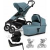 THULE Kočík 4v1 Urban Glide 4 Mid Blue s autosedačkou Maple Black, základňou a príslušenstvom 2025