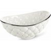 Eurufurany Dekorační keramická miska Adore vzorovaná 35 x 22 x 15 cm