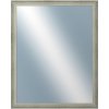 DANTIK - Zrkadlo v rámu, rozmer s rámom 40x50 cm z lišty DELFINO strieborná (2897)