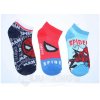 Setino Kotníkové ponožky Spiderman červené 3 ks