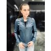 Max Original Leather Dámska kožená bunda 1192 blue (2XL 54-56) - Blue - 2XL