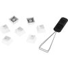 HyperX PBT Keycaps, biele (US) 519T5AA#ABA