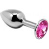 Alive Mini Metal Butt Plug Anal Pleasure Pink S