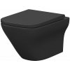 CERSANIT - SET B575 WC mísa LARGA SQUARE Cleanon + sedátko SLIM duraplast (S701-611)