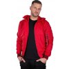 Alpha Industries Prechodná bunda MA-1 LW Hooded PZ Červená M