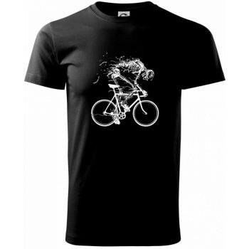 Heavy New Gravel Bike kostra tričko pánske čierne