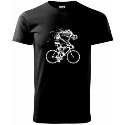 Heavy New Gravel Bike kostra tričko pánske čierne