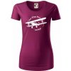 Still Plays With Planes - Dámske tričko z organickej bavlny Origin (GOTS) - 2XL ( Fuchsiová )