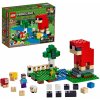 LEGO 21153 Minecraft Ovčia farma, stavebnica s figúrkami Steva a ovce