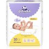 Bella Baby Happy Panda jednorazové prebaľovacie podložky 60x60 cm 30 ks