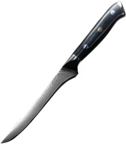 IZMAEL Damaškový kuchynský nôž Boning/Čierna 13.5 cm
