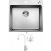 Blanco ANDANO 500-IF/A nerez hodvábny lesk s excentrom PushControl 525245 + Deante NEO LUNO BOC W720 nerezová oceľ