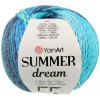 YarnArt Summer Dream 4304 odtiene modrej a tyrkysovej