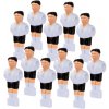 DEMA Futbalisti / sada hráčov pre stolný futbal 11 ks, bielo-čierna