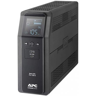 APC Back UPS Pro BR 1200VA, Sinewave, 8 Outlets, AVR, LCD interface BR1200SI