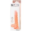 A-TOYS, realistické dildo, TPE, telové, 14 cm