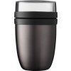 MEPAL 107647040300 MEPAL Speisebehälter Ellipse titanium 0,5 + 0,2 l