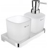 NIMCO | NIMCO MA 2905831C-26 - Nástenný dávkovač mydla a stojan na kefky MAYA 320 ml | NM0031