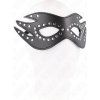 Kink - leatherette mask with rivets model 3 26 x 9.5 cm