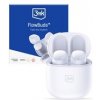 3mk bezdrátová stereo sluchátka FlowBuds, nabíjecí pouzdro, bílá