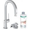 Hansgrohe Aqittura M91 - FilterSystem 210, vyťahovací výtok, 1jet, sBox, štartovacia sada, chróm 76800000