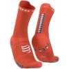 COMPRESSPORT PRO RACING SOCKS V4.0 RUN HIGH orangeade/fjord blue T2 podkolenky