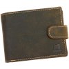 Nordee MSD-01 N992L HUNTER hnedá pánska kožená peňaženka 13 x 9,5 x 2,5 cm