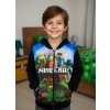 Zateplená bomberová mikina MINECRAFT - čierna - 122