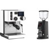 Rancilio Silvia BC PID, white + Eureka Atom W 65, black