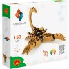 Origami 3D papierová skladačka Škorpión pre deti a dospelých