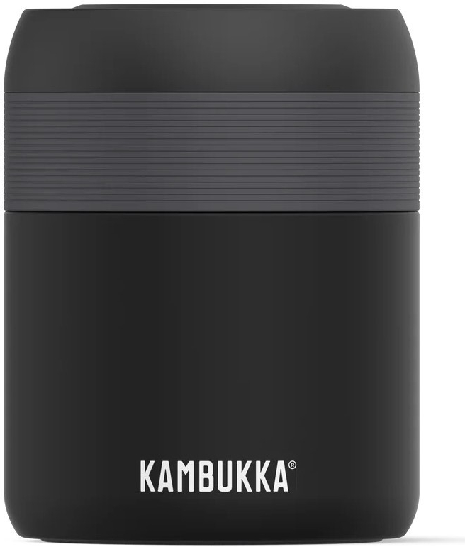 Kambukka Termoska na večeři Bora Matte Black 600 ml