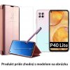 Otváracie Púzdro Luxria Clear View pre Huawei - Ružové pre Huawei: P40 Lite