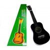 Lean Toys drevená gitara s čiernym odtieňom