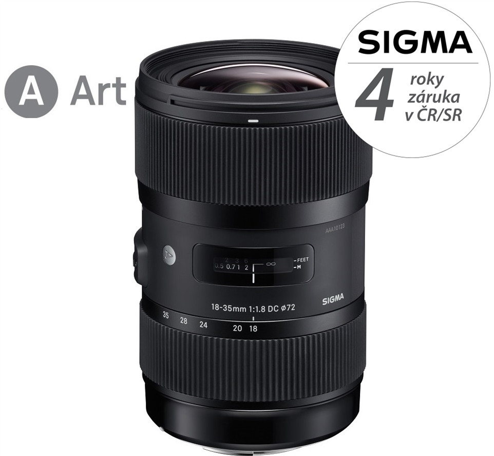 SIGMA 18-35mm f/1.8 DC HSM ART Nikon od 759 € - Heureka.sk