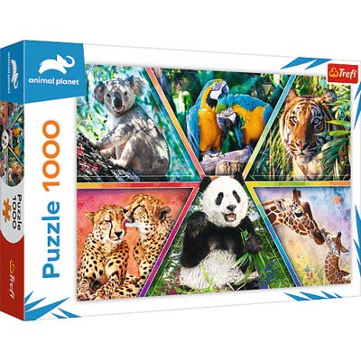 Trefl Trefl Puzzle 1000 - Kráľovstvo zvierat