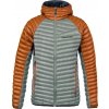 Pánska páperová bunda Hannah, MIO HOODY svetlo zelená,oranžová, XXL