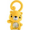 Fisher Price zvieracie hrkálky 13 cm medvedík žltý