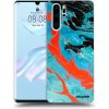 Picasee silikónový prehľadný obal pre Huawei P30 Pro - Blue Magma