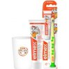 Elmex Detská zubná pasta (50ml + 12ml) + kefka + pohárik