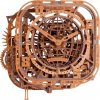 WOODEN CITY 3D puzzle Gear Globe nástěnné hodiny 416 dílků