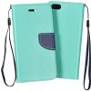 Púzdro knižkové diárové FANCY pre HTC DESIRE 825 - mätovo modré