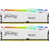 Kingston Fury Beast White RGB 64GB (2x32GB) DDR5 6000MHz EXPO/CL36/DIMM/On-Die ECC/EXPO/XMP/1.35V (KF560C36BWEAK2-64)