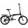 SKLADACÍ BICYKEL CAPRIOLO FOLDING TRAVELLER ALLOY 6 SPEED BLACK