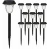 12x Solárna LED lampa ZAPICHOVACIA so súmrakovým senzorom