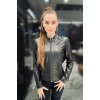 Max Original Leather Dámska kožená bunda ALICE plain black (3XL 58-60) - Čierna - 3XL