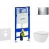 Geberit Duofix - Set predstenovej inštalácie, kompaktného klozetu Oudee Vortex a dosky softclose, tlačidlo Sigma30, chróm SANI11CA1141