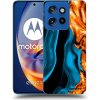Picasee ULTIMATE CASE pro Motorola Edge 50 Neo - Gold blue