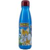 STOR Detská hliníková fľaša na pitie Ježko Sonic - 600ml, 40540
