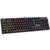 C-TECH mechanická klávesnice Morpheus, casual gaming, CZ/SK, červené spínače, RGB podsvícení, USB