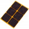 Kinekus Podložka plst. 30x30 mm hnedá 31152